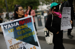 Manifestantes en Ciudad de México denuncian desalojos acelerados por el Mundial